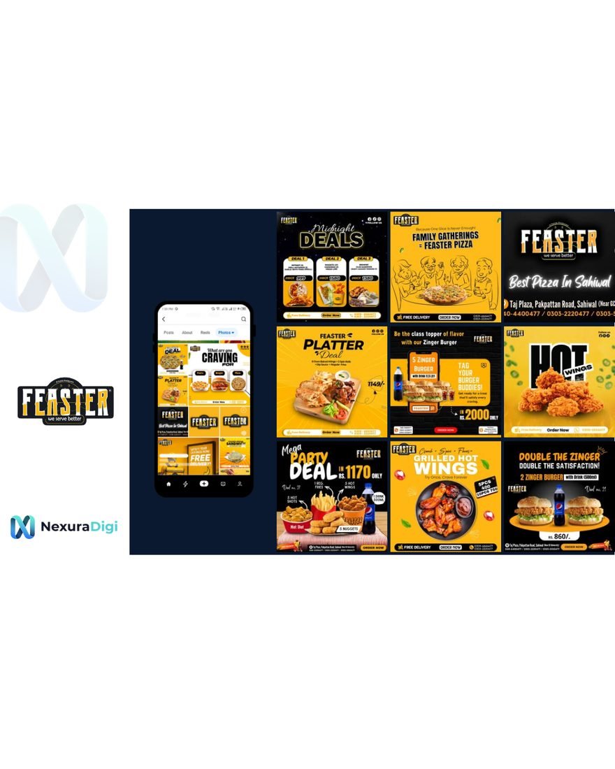 Feaster Pizza & Burgers (Sahiwal)